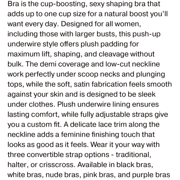 Maidenform White Pearl Boost Demi T-Shirt Underwire Push-Up‎ Bra Lace 09428 38C - Picture 3 of 5